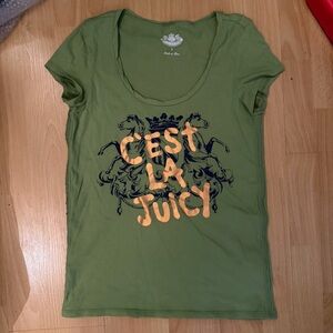 Juicy Couture Green Shirt